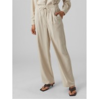 панталони,vero,moda,straight,leg,linen,trousers,silver,lining