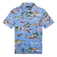 мъжки,тениски,polo,ralph,lauren,standard,fit,bear,linen,cotton,polo,holiday,bear