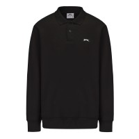 slazenger,ls,flc,polo,men,black