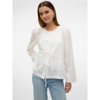 vero,moda,women,s,palma,tie,long,sleeve,blouse,bright,white