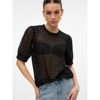 дамски,ризи,дамски,облекла,размер,vero,moda,becca,lace,top,ld99,black