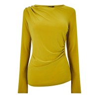 дамски,ризи,biba,button,detail,blouse,chartreuse
