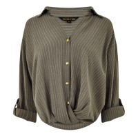 дамски,ризи,biba,twist,blouse,khaki