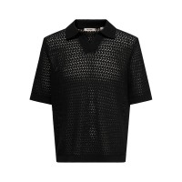 блуза,с,яка,мъжки,блузи,с,яка,only,and,sons,men's,short,sleeve,polo,shirt,black
