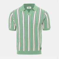 блуза,с,яка,мъжки,блузи,с,яка,firetrap,polo,striped,classic,collared,t,shirt,green,beige