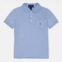 риза,с,къс,ръкав,детски,3/4,панталони,polo,ralph,lauren,kids',logo,short,sleeve,shirt,chmbry,blue