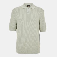блуза,с,яка,мъжки,тениски,boss,men,s,akoppo,short,sleeve,polo,shirt,open,green