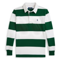 polo,ralph,lauren,kids,rugby,shirt,wht,forest
