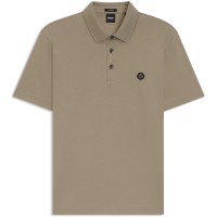 блуза,с,яка,мъжки,тениски,boss,men,s,parris,cotton,short,sleeve,polo,shirt,open,brown,245