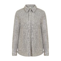 дамски,ризи,yumi,yumi,silver,sequin,shirt,silver