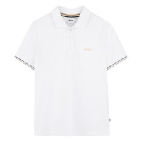 юношеска,блуза,с,яка,детски,облекла,boss,tipped,stripe,logo,polo,shirt,juniors,white