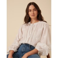 дамски,ризи,nobodys,child,women's,floral,embroidered,broderie,anglaise,long,sleeve,blouse,white