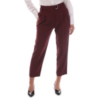 панталони,дамски,чорапогащи,и,клинове,boss,women's,tapiah,straight,trousers,open,red