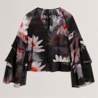 дамски,ризи,ted,baker,ted,vnk,ls,ruffletop,ld62,black