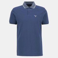 блуза,с,яка,мъжки,тениски,barbour,men,s,denwick,short,sleeve,tailored,fit,polo,shirt,dark,denim,ny38