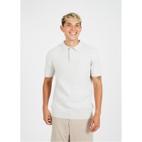 облекла,на,разпродажба,brave,soul,button,knit,polo,ecru,marl