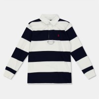 риза,с,дълъг,ръкав,детски,3/4,панталони,polo,ralph,lauren,kids',long,sleeve,stripe,rugby,shirt,newport,navy