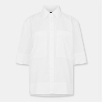 дамски,ризи,hugo,women's,emita,long,sleeve,blouse,white