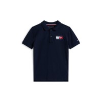 блуза,с,яка,tommy,hilfiger,kids,short,sleeve,polo,shirt,night,navy,c1g