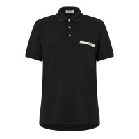 блуза,с,яка,мъжки,тениски,moschino,men,s,tape,short,sleeve,polo,shirt,black