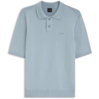 блуза,с,яка,облекла,на,разпродажба,мъжки,тениски,boss,men's,short,sleeve,polo,shirt,light,blue,458