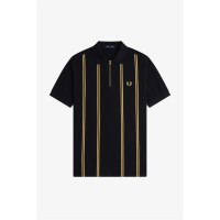 облекла,на,разпродажба,мъжки,тениски,fred,perry,fred,vert,strp,polo,sn62,blk,gld,90a