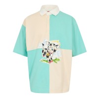 блуза,с,яка,мъжки,тениски,kenzo,men,s,short,sleeve,polo,shirt,aqua