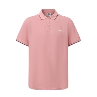 slazenger,tipped,polo,shirt,mens,pink