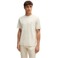 тениска,облекла,на,разпродажба,мъжки,тениски,boss,mens,boss,black,taut,minimalist,design,t,shirt,with,logo,detail,open,white,131