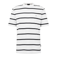 тениска,мъжки,тениски,boss,mens,boss,black,taut,minimalist,design,t,shirt,with,logo,detail,white,striped
