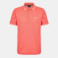 блуза,с,яка,облекла,на,разпродажба,мъжки,тениски,boss,men's,paddy,short,sleeve,polo,shirt,open,red