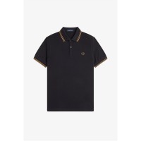 блуза,с,яка,облекла,на,разпродажба,мъжки,тениски,fred,perry,short,sleeve,twin,tipped,polo,shirt,black,shade,s77