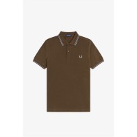 блуза,с,яка,облекла,на,разпродажба,мъжки,тениски,fred,perry,short,sleeve,twin,tipped,polo,shirt,brown,49a