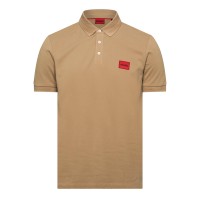 блуза,с,яка,мъжки,тениски,hugo,mens,hugo,deruso,short,sleeve,polo,shirt,with,logo,detail,and,ribbed,collar,premium,cotton,medium,beige