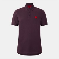 блуза,с,яка,мъжки,тениски,hugo,men's,short,sleeve,polo,shirt,purple,543