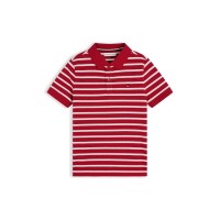 блуза,с,яка,детски,3/4,панталони,tommy,hilfiger,kids',short,sleeve,polo,shirt,red,stripe,0ew