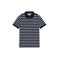 блуза,с,яка,детски,3/4,панталони,tommy,hilfiger,kids',short,sleeve,polo,shirt,navy,stripe,0a5