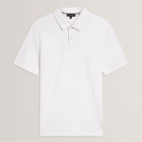 блуза,с,яка,мъжки,блузи,с,яка,ted,baker,men's,short,sleeve,polo,shirt,white