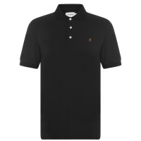 блуза,с,яка,мъжки,блузи,с,яка,farah,blanes,short,sleeve,polo,shirt,black,010