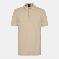блуза,с,яка,облекла,на,разпродажба,мъжки,тениски,boss,men's,paule,short,sleeve,polo,shirt,light,beige