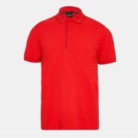 блуза,с,яка,облекла,на,разпродажба,мъжки,тениски,boss,men's,paule,short,sleeve,polo,shirt,open,red
