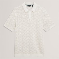 блуза,с,яка,облекла,на,разпродажба,мъжки,блузи,с,яка,ted,baker,men's,ss,geo,short,sleeve,polo,shirt,ecru