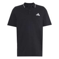 adidas,essentials,mens,cotton,3,stripes,polo,shirt,black,white