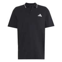 adidas,essentials,mens,cotton,3,stripes,polo,shirt,black,white