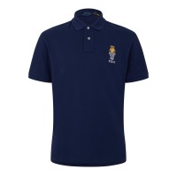 риза,с,къс,ръкав,мъжки,тениски,polo,ralph,lauren,men,s,bear,short,sleeve,shirt,newport,navy
