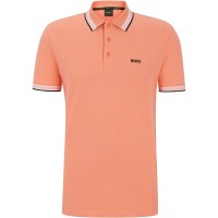 блуза,с,яка,мъжки,тениски,boss,mens,boss,green,paddy,polo,shirt,with,contrast,tipping,open,red