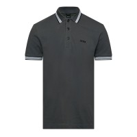 блуза,с,яка,мъжки,тениски,boss,mens,boss,green,paddy,polo,shirt,with,contrast,tipping,open,grey