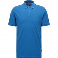 блуза,с,яка,мъжки,тениски,boss,mens,boss,black,pallas,polo,iconic,logo,embroidered,shirt,medium,blue,429