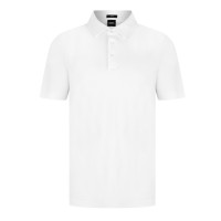 блуза,с,яка,мъжки,тениски,boss,mens,boss,black,short,sleeve,polo,shirt,with,logo,detail,slim,fit,white,100