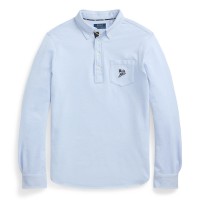 риза,с,дълъг,ръкав,мъжки,тениски,polo,ralph,lauren,men,s,embroidered,logo,chest,pocket,long,sleeve,shirt,chambray,blue